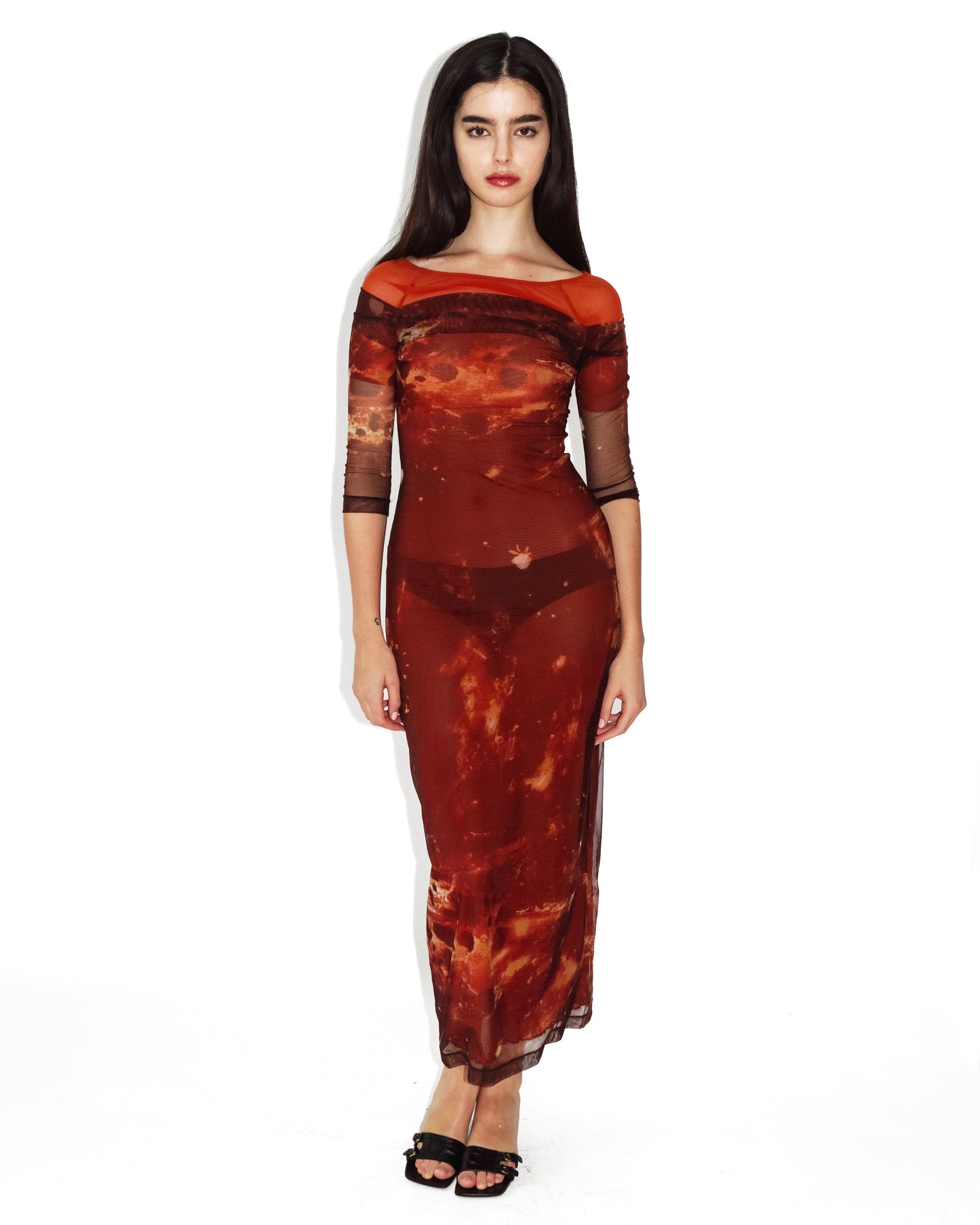 Vintage Plein Sud mesh dress