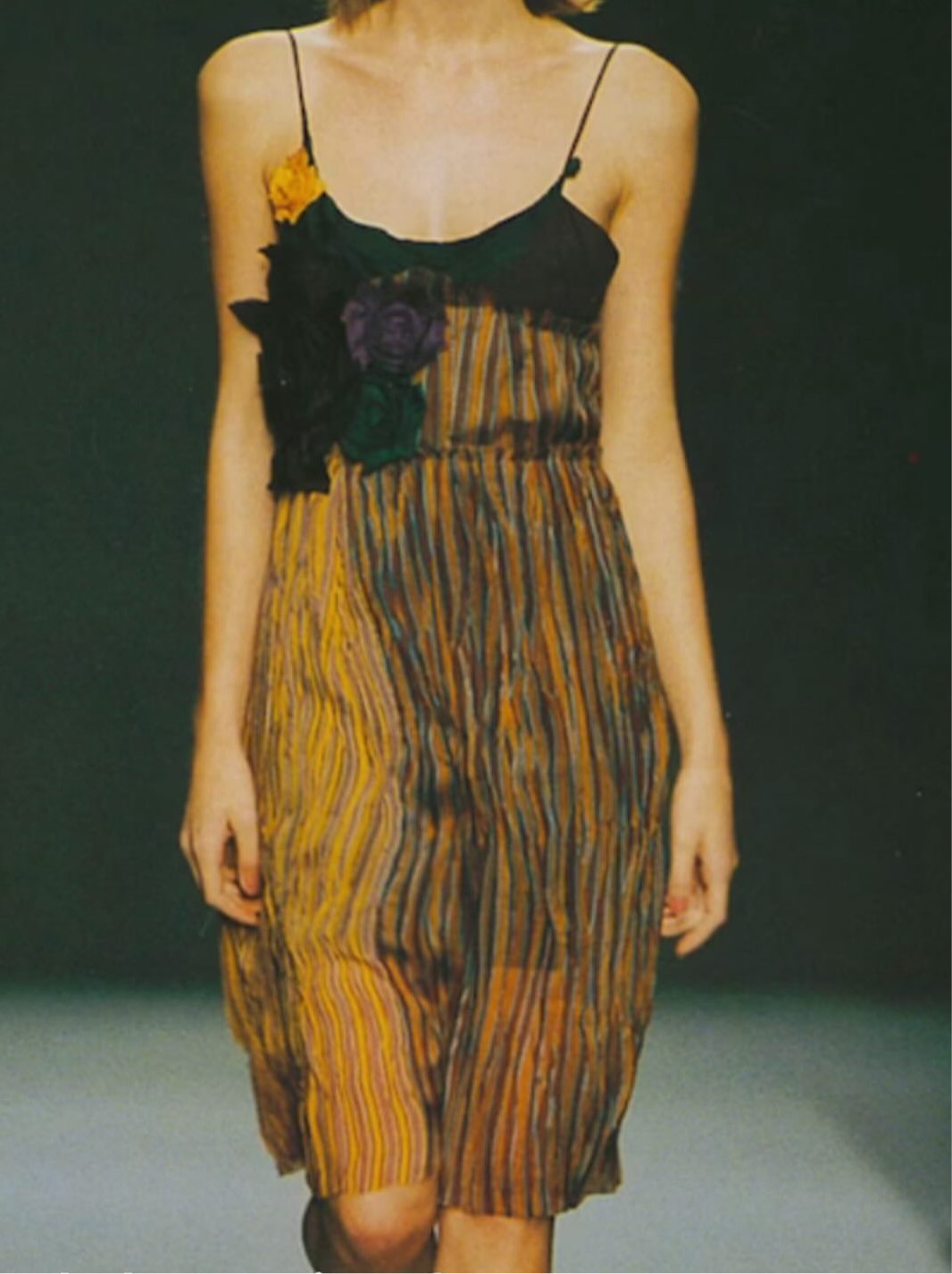 Miu Miu ss2004 runway dress in black