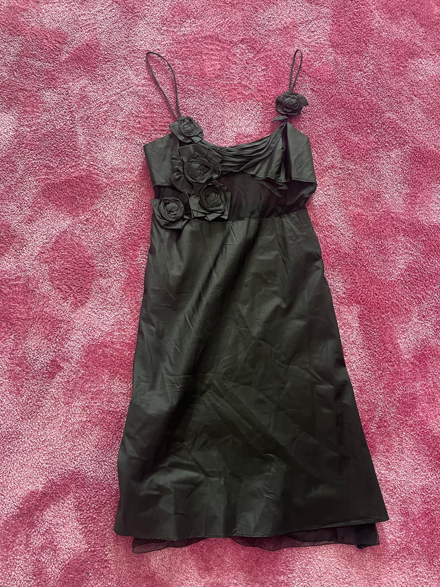 Miu Miu ss2004 runway dress in black