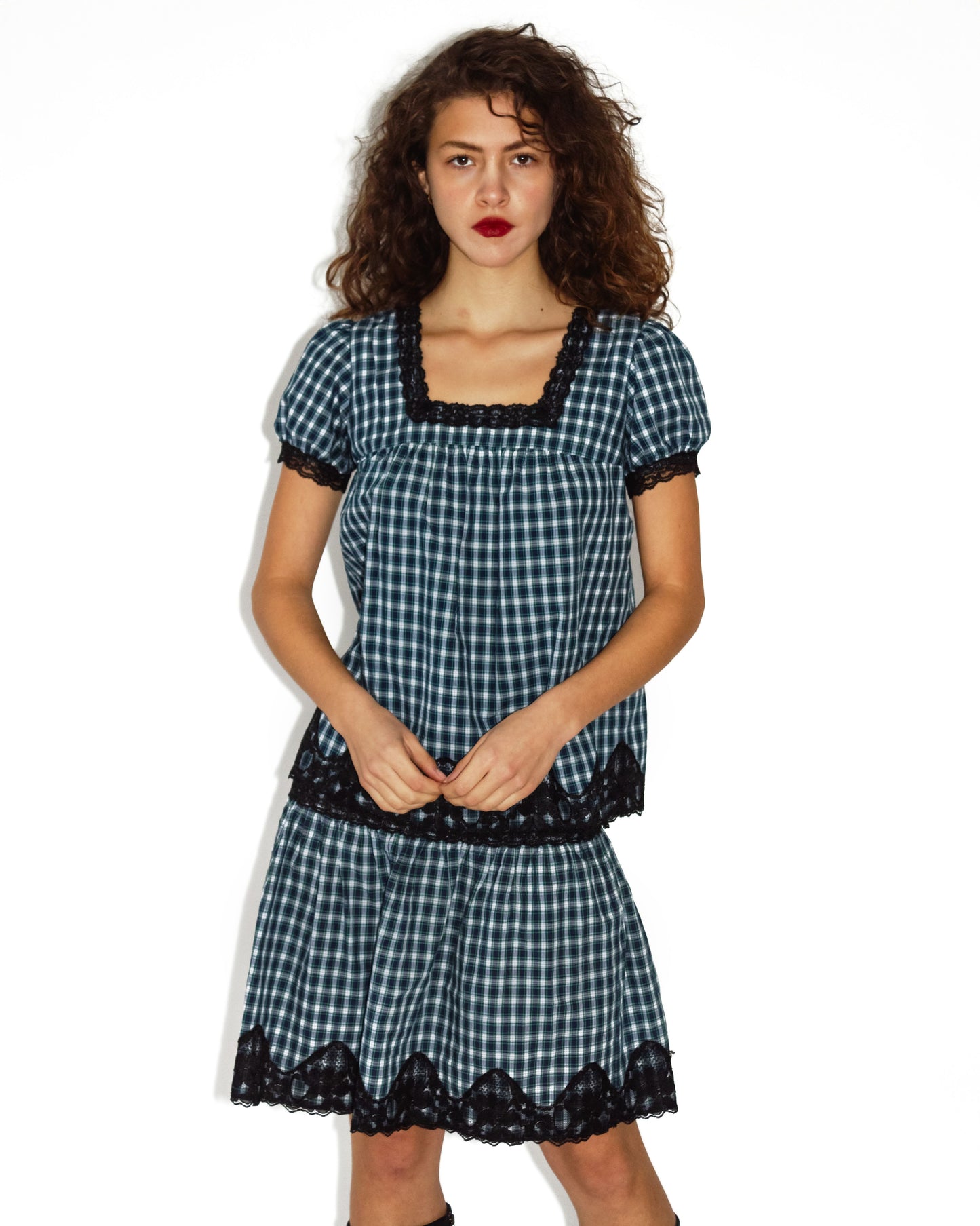 Anna sui gingham set