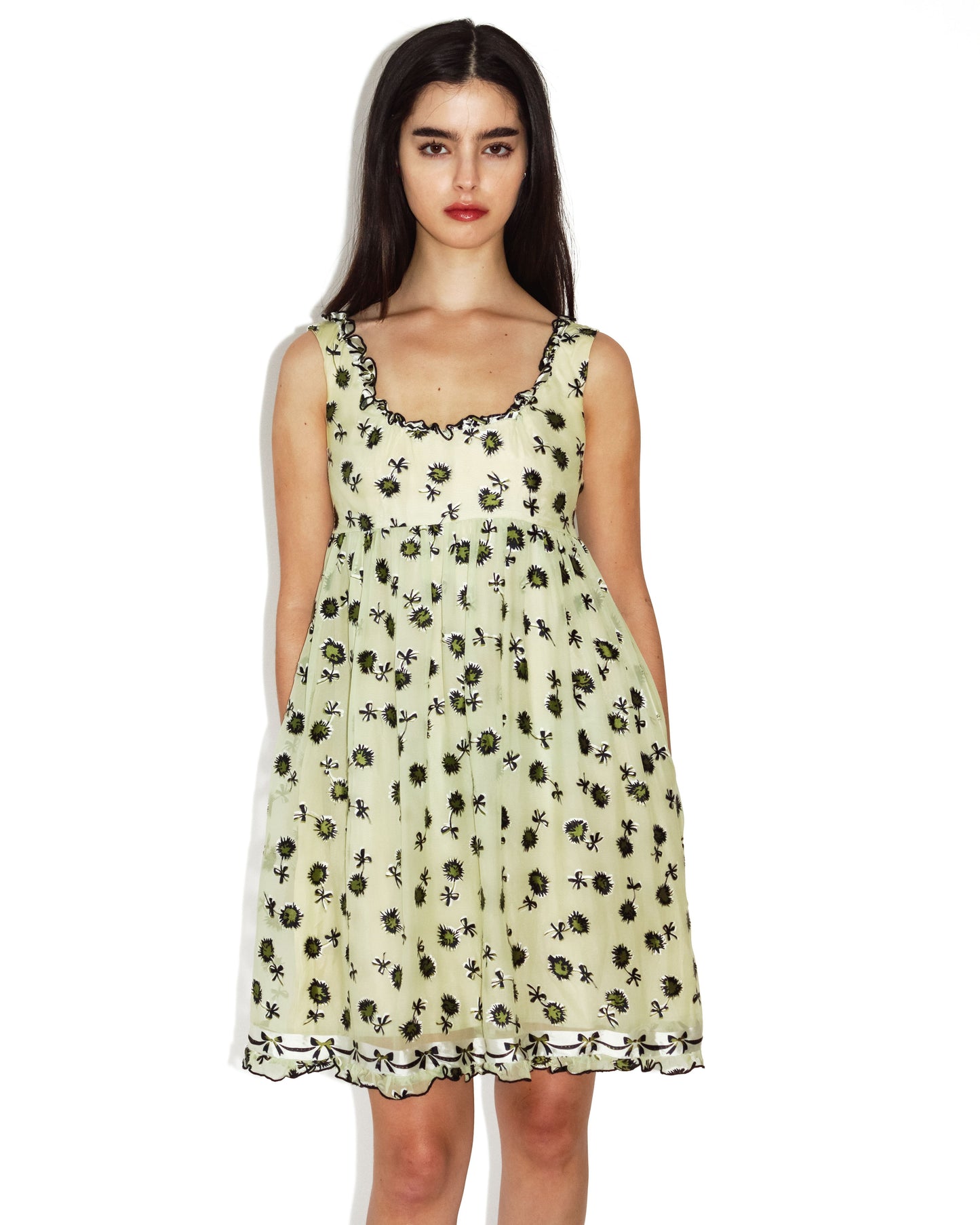 Anna Sui vintage silk dress