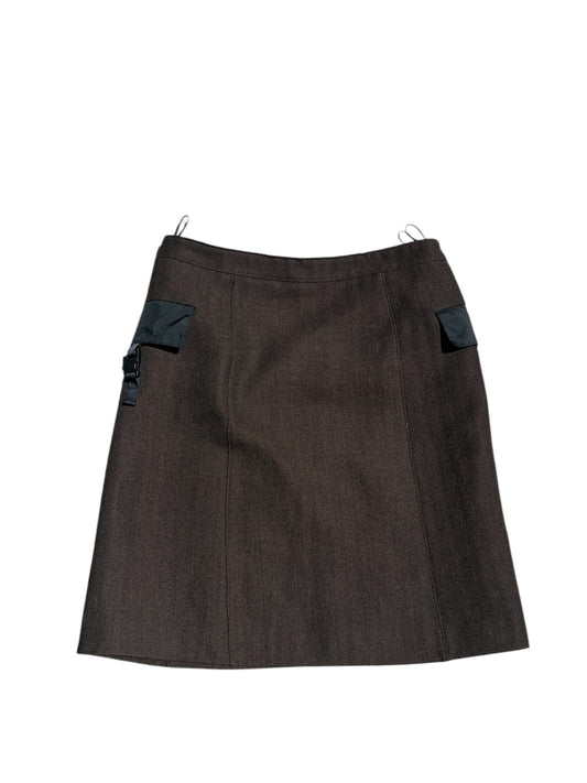 Miu Miu tactical buckle skirt 1999