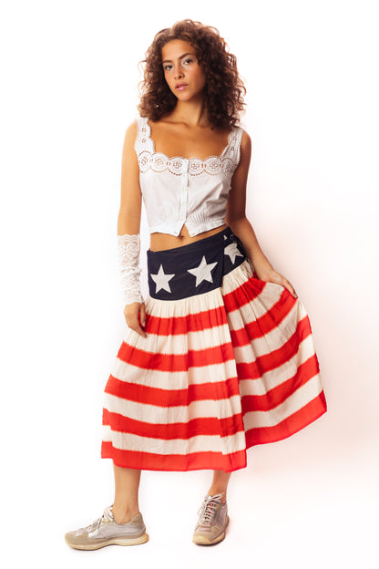 Junya Watanabe stars and stripes skirt