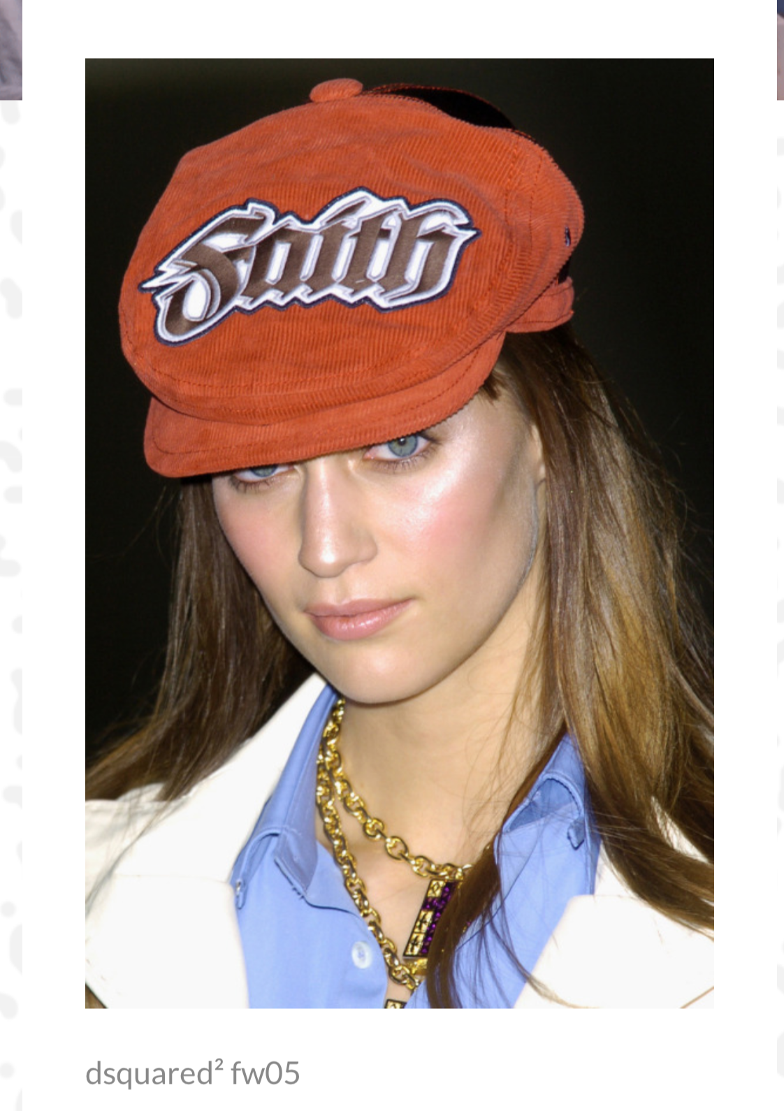 Dsquared2 FW 2005 Faith cap